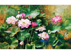Tranh Dán Tường Sơn Thủy ST11