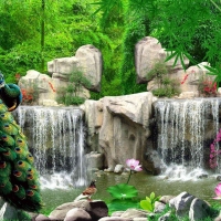 Tranh Dán Tường Sơn Thủy ST15 Tranh Dán Tường Sơn Thủy ST15