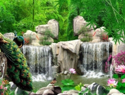 Tranh Dán Tường Sơn Thủy ST15