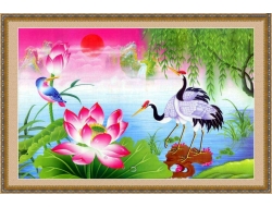 Tranh Dán Tường Sơn Thủy ST16