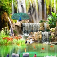 Tranh Dán Tường Sơn Thủy ST24