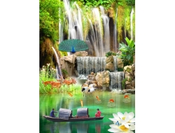 Tranh Dán Tường Sơn Thủy ST24