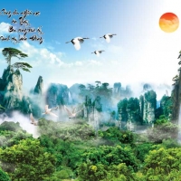 Tranh Dán Tường Sơn Thủy ST30 Tranh Dán Tường Sơn Thủy ST30