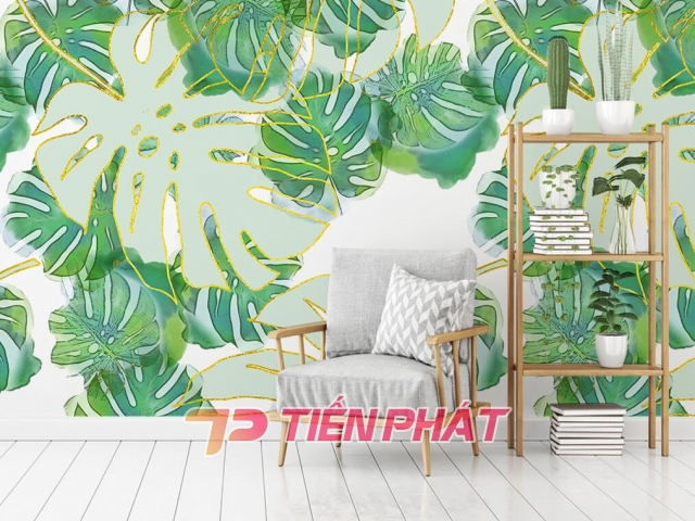 Tranh Dán Tường Lá Cây Đặc Sắc Lc03