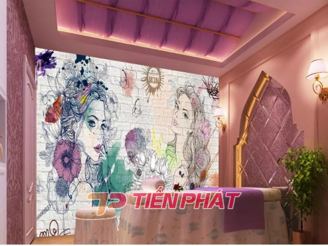 Tranh Dán Tường Spa SP18 Tranh Dán Tường Spa SP18