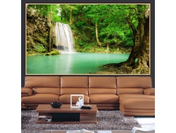 Tranh Dán Tường 3D Thác Nước Tiến Phát Decor Tntp76