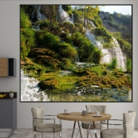 Tranh Dán Tường 3D Thác Nước Tiến Phát Decor Tntp91