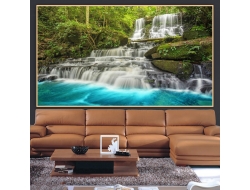 Tranh Dán Tường 3D Thác Nước Tiến Phát Decor Tntp84