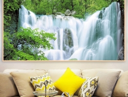 Tranh Dán Tường 3D Thác Nước Tiến Phát Decor Tntp87