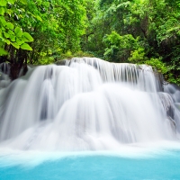 Tranh Dán Tường 3D Thác Nước Tiến Phát Decor Tntp88