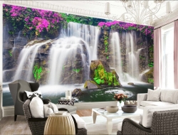 Tranh Dán Tường 3D Thác Nước Tiến Phát Decor Tntp66