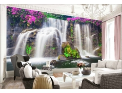 Tranh Dán Tường 3D Thác Nước Tiến Phát Decor Tntp66