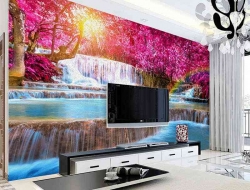 Tranh Dán Tường Thác Nước TN01