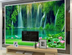 Tranh Dán Tường Thác Nước TN07