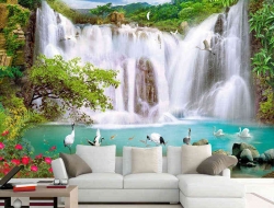 Tranh Dán Tường Thác Nước TN16