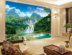 Tranh Dán Tường Thác Nước TN17