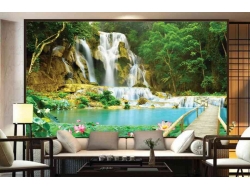 Tranh Dán Tường Thác Nước TN18 Tranh Dán Tường Thác Nước TN18