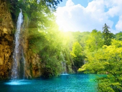 Tranh Dán Tường Thác Nước TN21 Tranh Dán Tường Thác Nước TN21