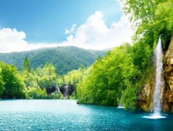 Tranh Dán Tường Thác Nước TN24 Tranh Dán Tường Thác Nước TN24