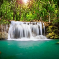 Tranh Dán Tường Thác Nước TN27