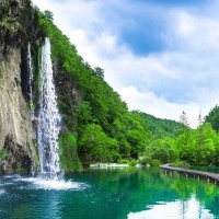 Tranh Dán Tường Thác Nước TN28 Tranh Dán Tường Thác Nước TN28