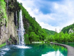 Tranh Dán Tường Thác Nước TN28 Tranh Dán Tường Thác Nước TN28