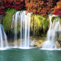 Tranh Dán Tường Thác Nước TN32