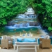 Tranh Dán Tường Thác Nước TN44