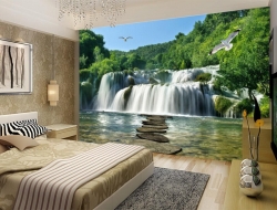 Tranh Dán Tường Thác Nước TN47 Tranh Dán Tường Thác Nước TN47