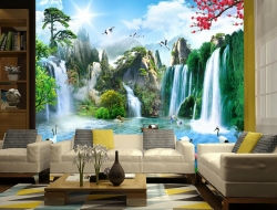 Tranh Dán Tường Thác Nước TN49 Tranh Dán Tường Thác Nước TN49