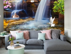 Tranh Dán Tường Thác Nước TN53 Tranh Dán Tường Thác Nước TN53