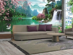 Tranh Dán Tường Thác Nước TN55 Tranh Dán Tường Thác Nước TN55