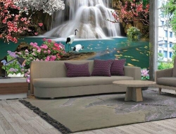 Tranh Dán Tường Thác Nước TN57 Tranh Dán Tường Thác Nước TN57