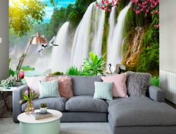Tranh Dán Tường Thác Nước TN58 Tranh Dán Tường Thác Nước TN58