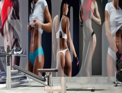 Tranh Dán Tường Những Cô Gái Tập Gym Tm02