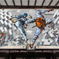 Tranh Dán Tường Võ Sĩ Vs02