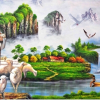 Tranh Dán Tường Tôn Giáo Tienphatdecor Tg81 Tranh Dán Tường Tôn Giáo Tienphatdecor Tg81